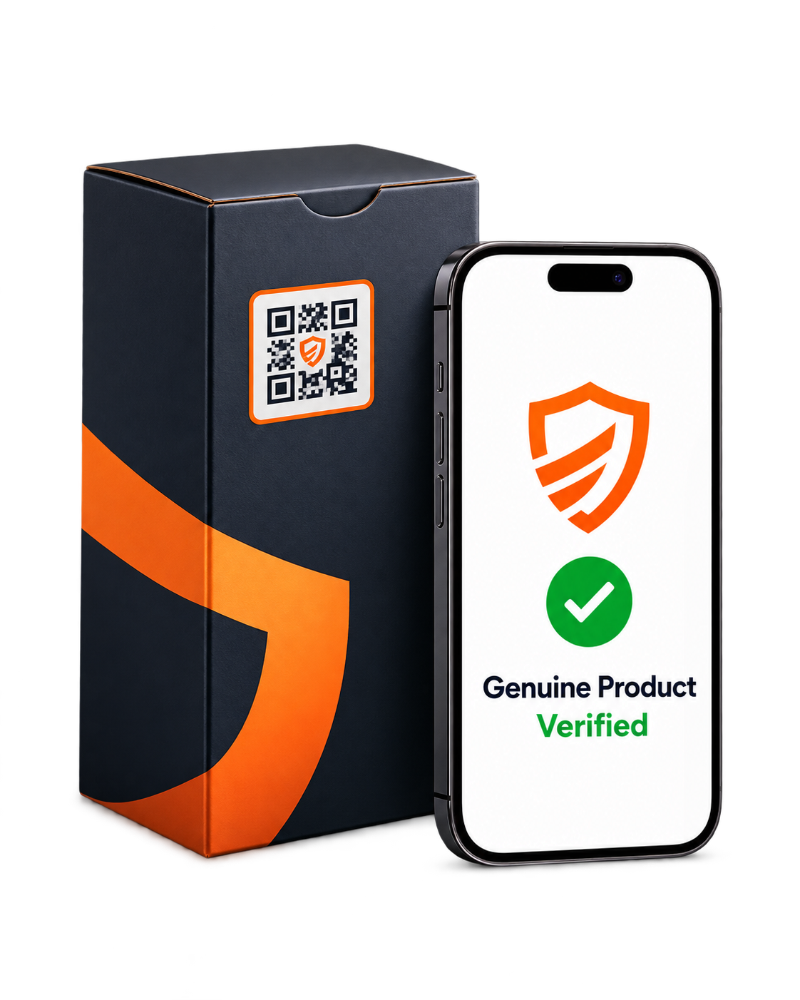 TrueSealing security label showcase with serialized QR labels and product verification